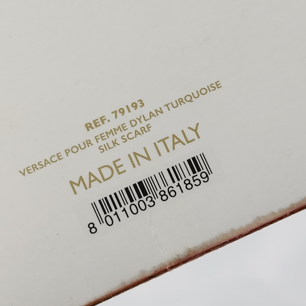 Scarf Versace Dylan blue scarf